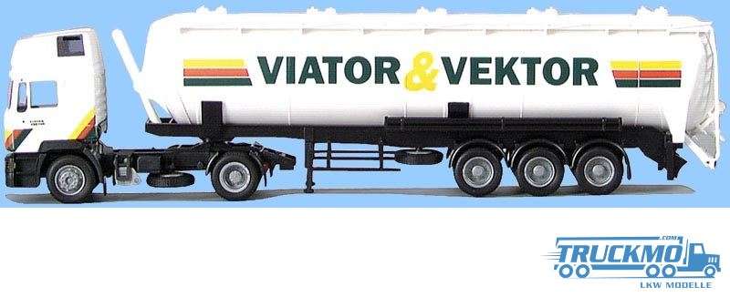 AWM Viator &amp; Vektor MAN F 2000 Evo HD Tipping silo semitrailer 70968