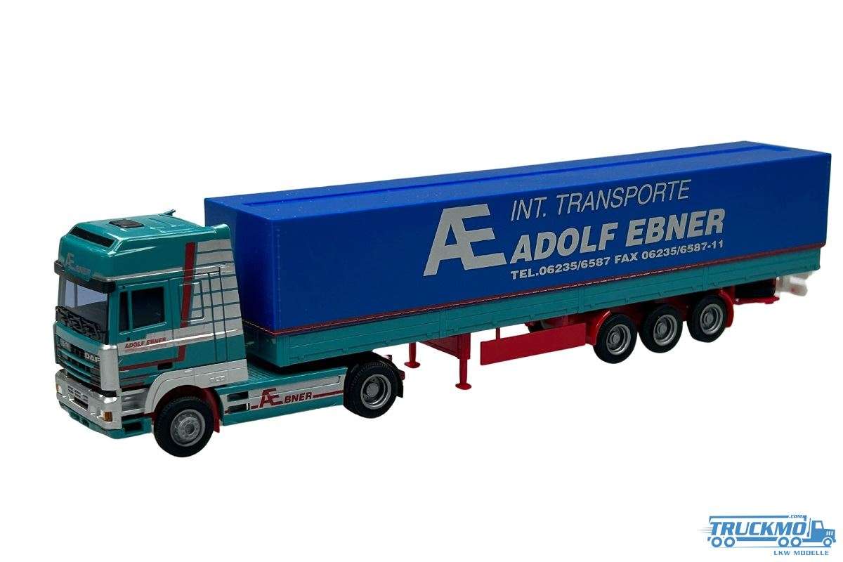 AWM Adolf Ebner DAF XF 95 SSC Flatbed semitrailer truck 54022