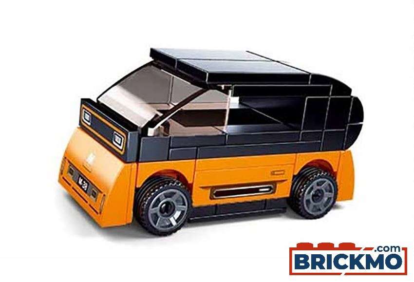 Sluban Pullback Elektro Auto orange M38-B1067E