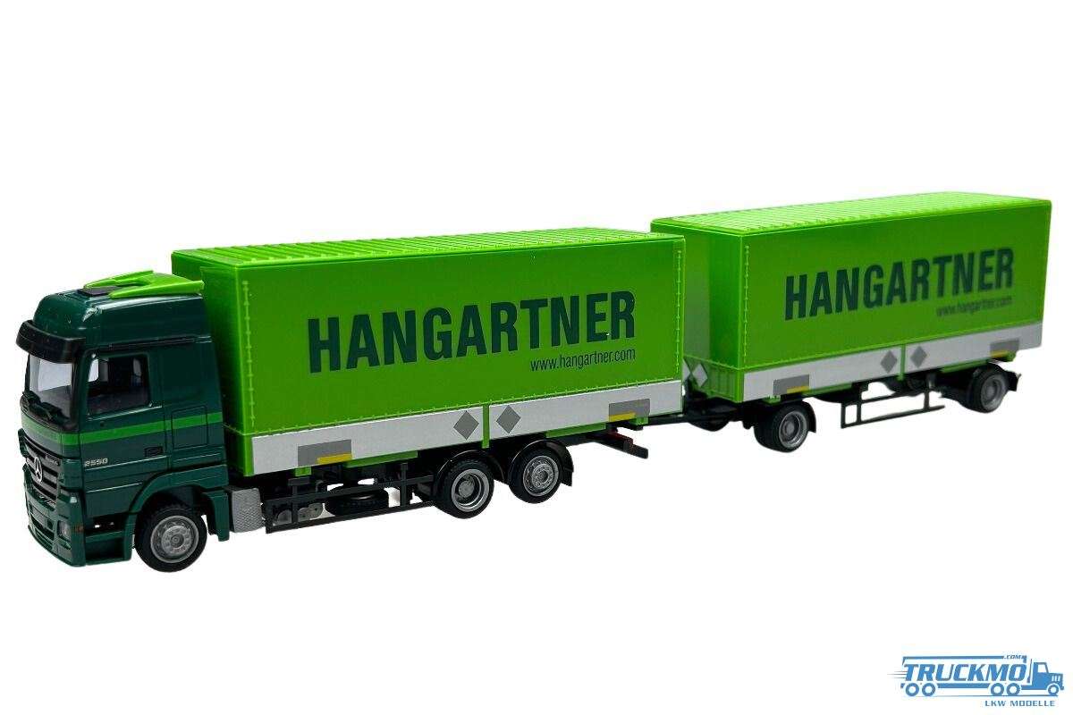 AWM Hangartner Mercedes Benz Actros MP2 Container Box Truck-Trailer 76252