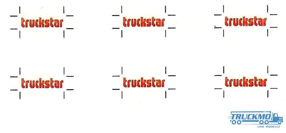 Tekno Decals Truckstar Teller 6 Stück 020-087 80498