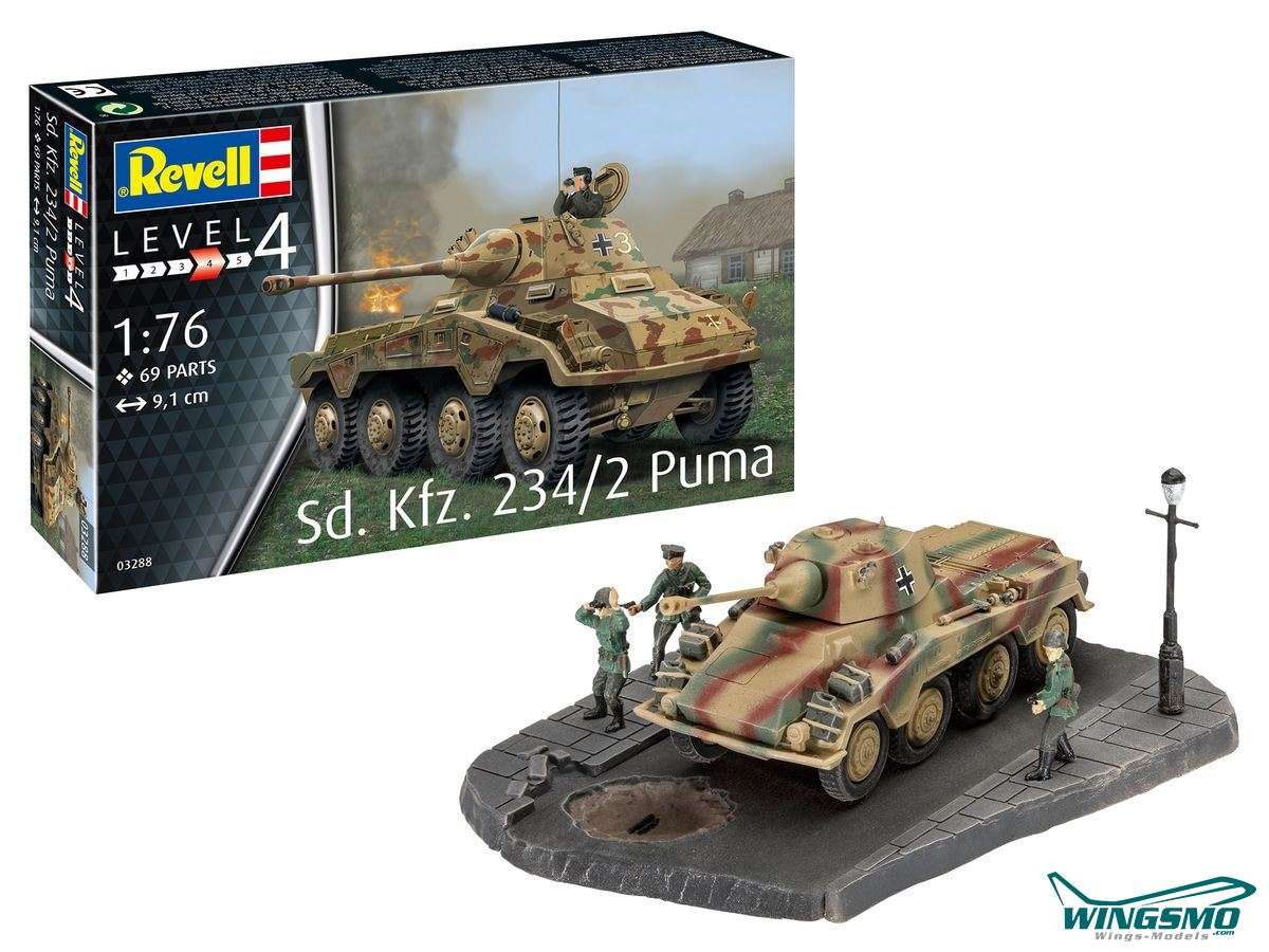 Revell Militär Sd.Kfz.234/2 Puma 1:76 03288