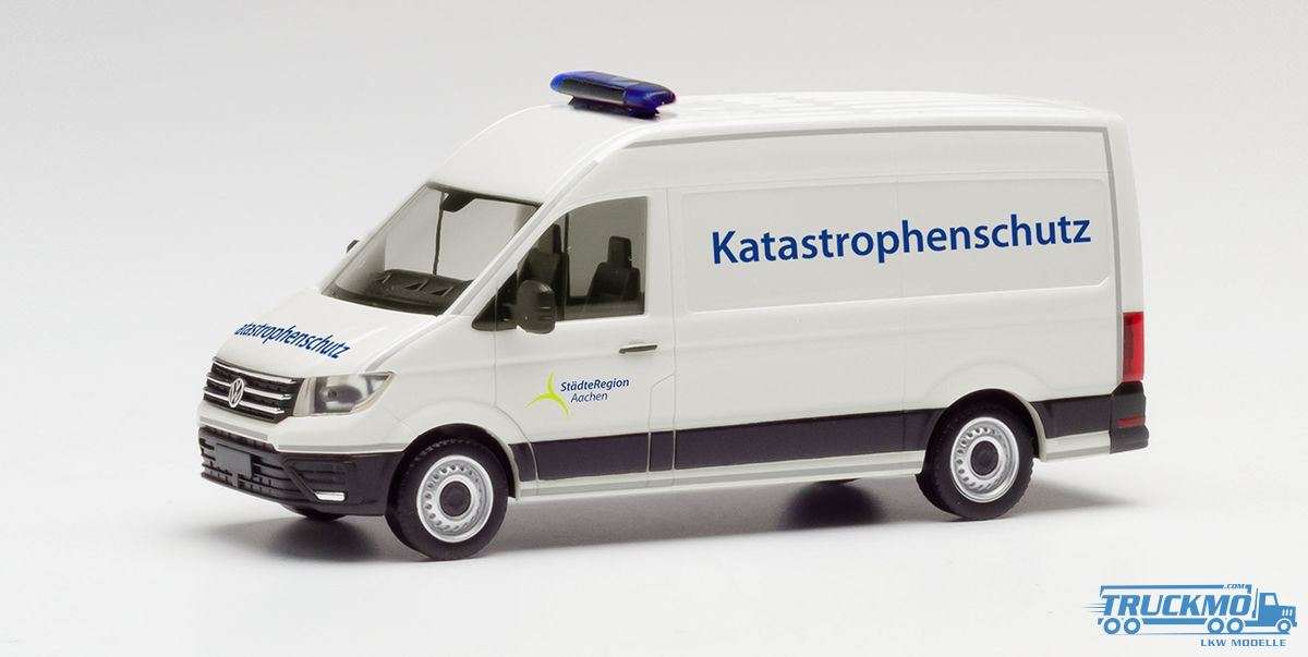 Herpa civil protection city region Aachen Volkswagen Crafter box high roof 095754