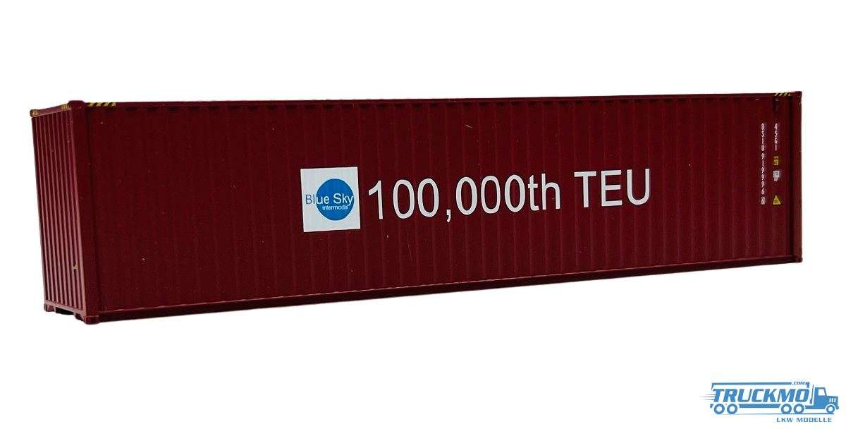 PT Trains Bluesky 40ft High Cube Container BSIU9199966 190004