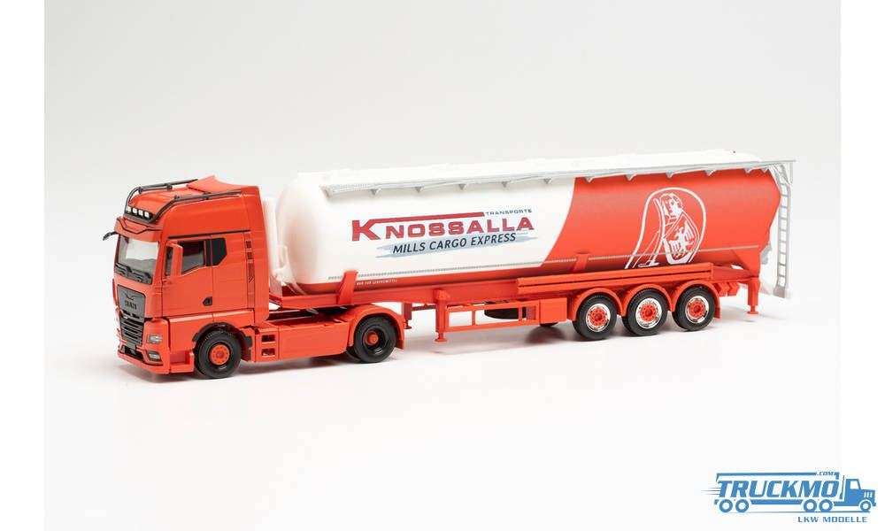 Herpa Knossalla MAN TGX GX Individual silo tractor-trailer 314268