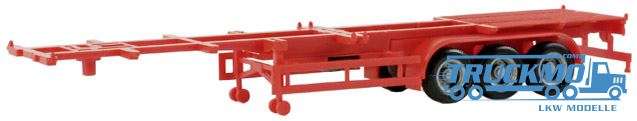 Herpa Container Chassis 40ft. 3axle red 480251