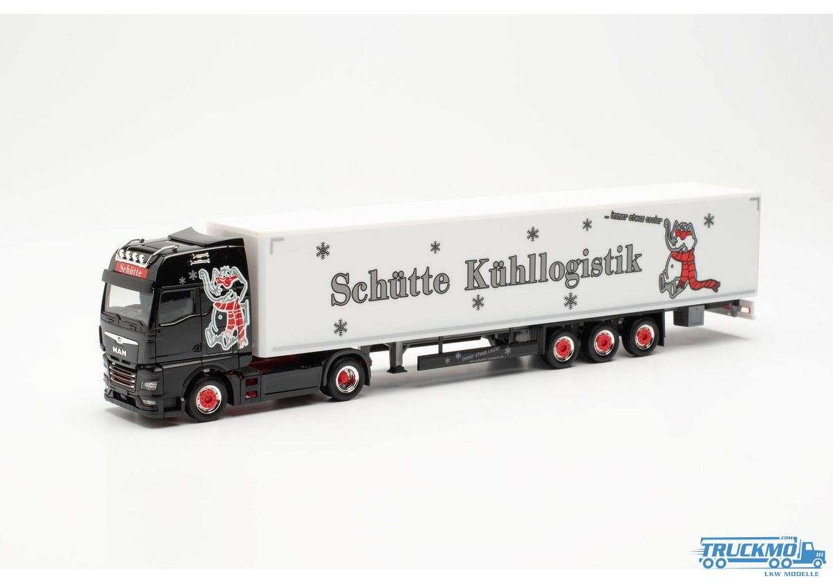 Herpa Schütte Kühllogistik MAN TGX GX box semitrailer 315401