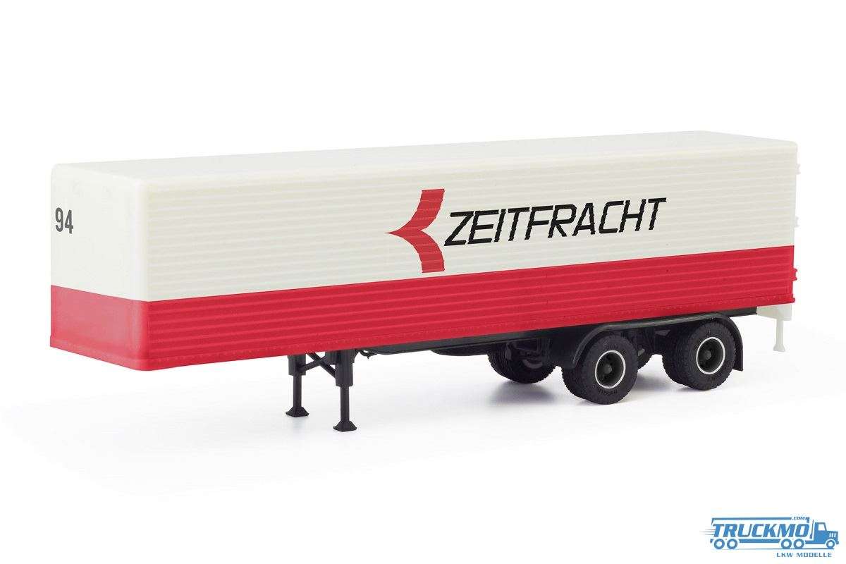 Modellbau Schwarz Zeitfracht box semitrailer 87MBS026451