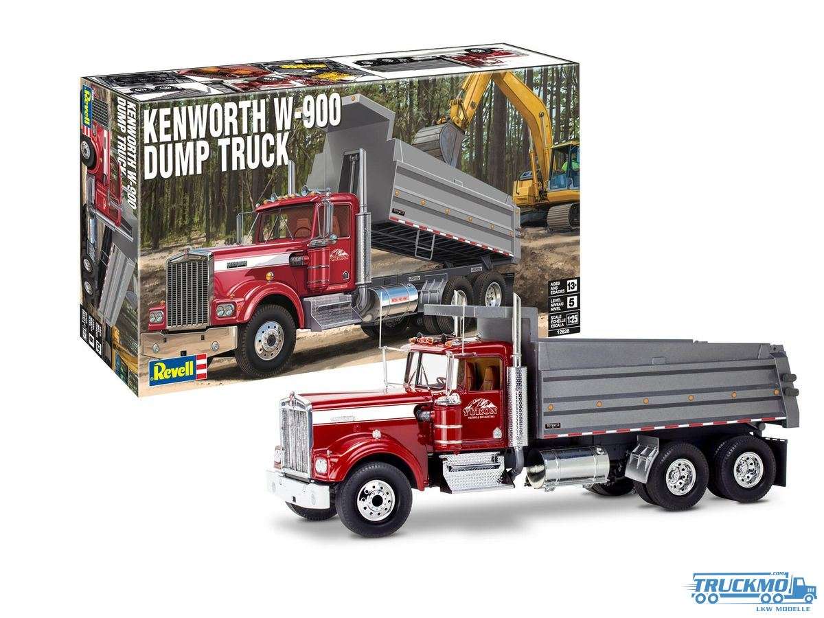 Revell Modellbausatz Kenworth W-900 Dump Truck 12628