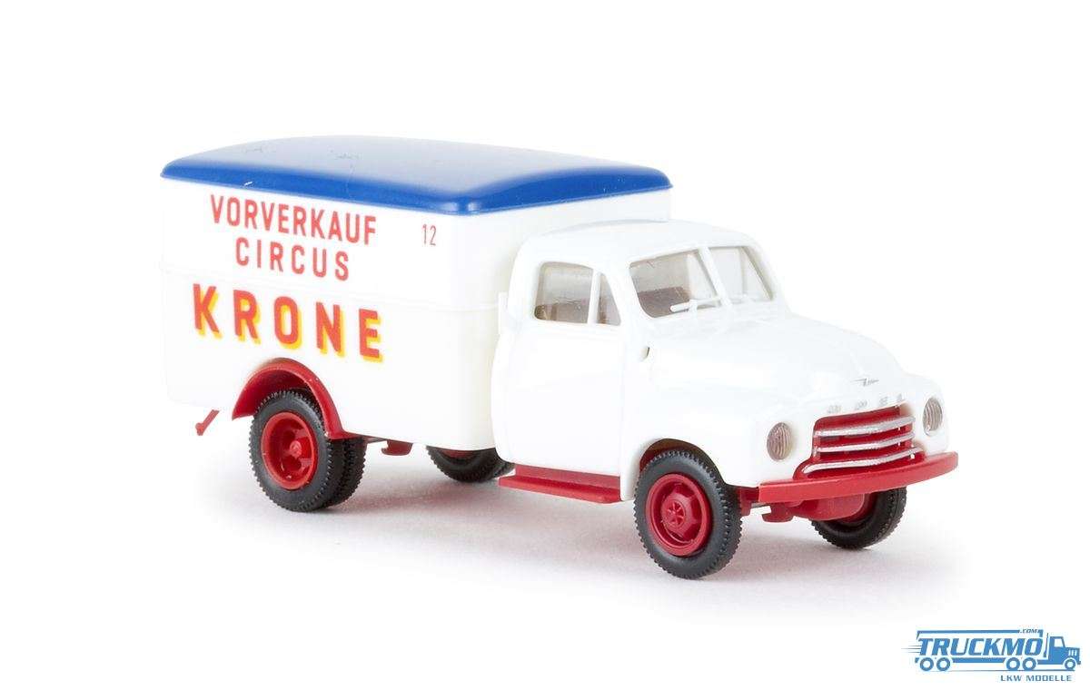 Brekina Circus Krone Vorverkauf Opel Blitz Box 35336