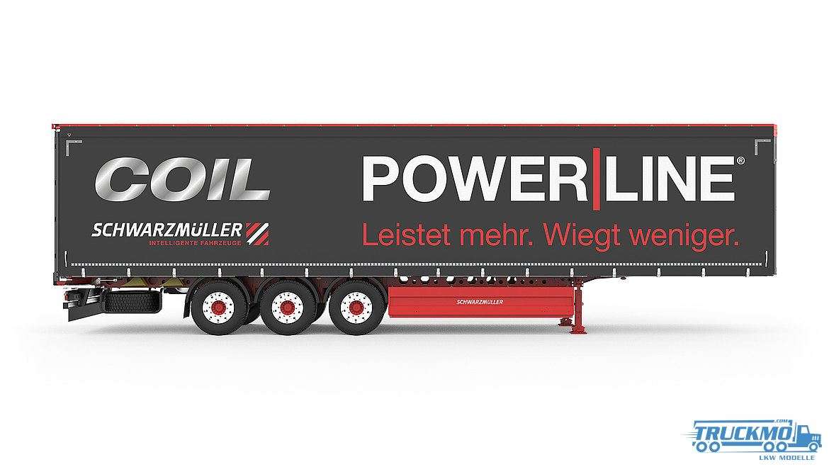 TRUCKMO Decals Schwarzmüller Power Line Coil Planenauflieger 100649