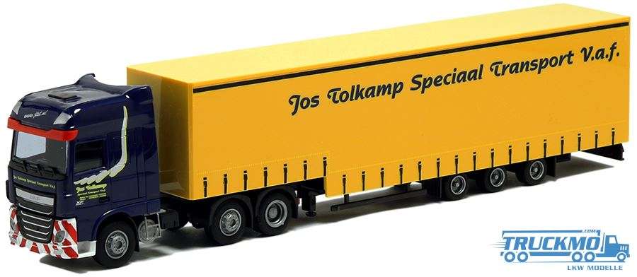 AWM Tolkamp DAF XF 106 Super Space Cab jumbo curtainside semitrailer 75318