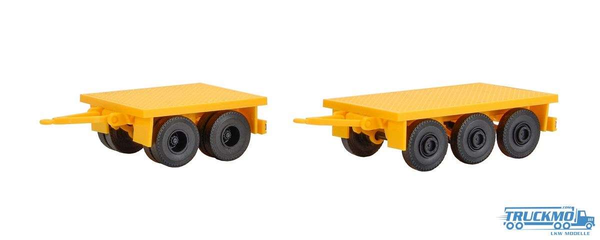 Kibri weight trailer for mobile cranes 2 pieces 13050