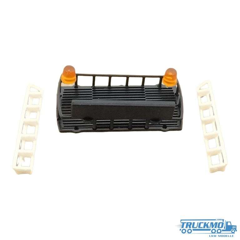 Tekno Parts roofboard on rooftrack + ladder 77917