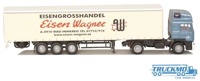 AWM Eisen Wagner MAN Steyr HD Curtain canvas box semitrailer 54166