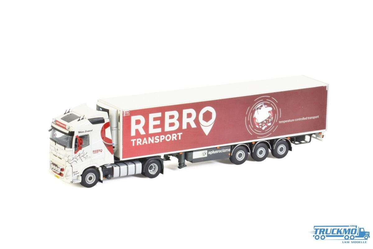 WSI Rebro Transport Volvo FH5 Globetrotter 4x2 reefer semitrailer 3axle 01-3523