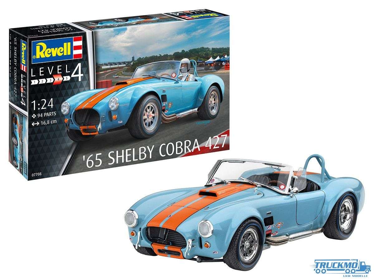 Revell Model kit 65 Shelby Cobra 427 07708