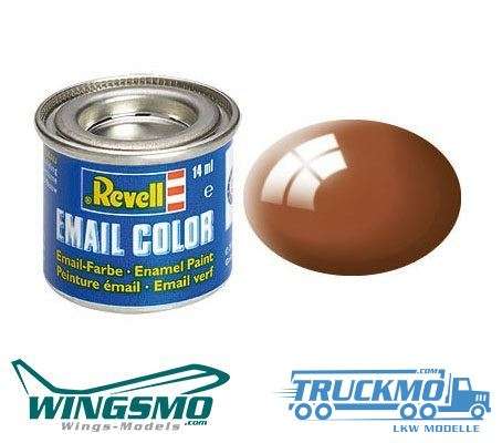 Revell model paint Email Color, clay brown glossy 14ml RAL 8003 32180