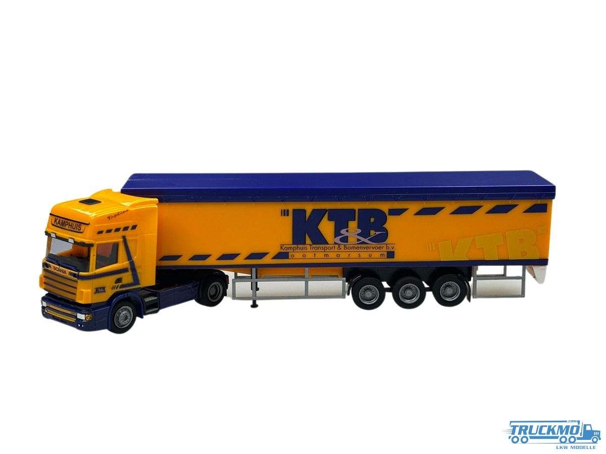 AWM KTB Kamphuis Scania 4 Topline tarpaulin trailer 53046