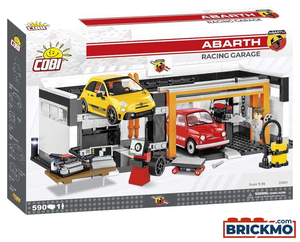 Cobi ABARTH Racing Car Garage 24501