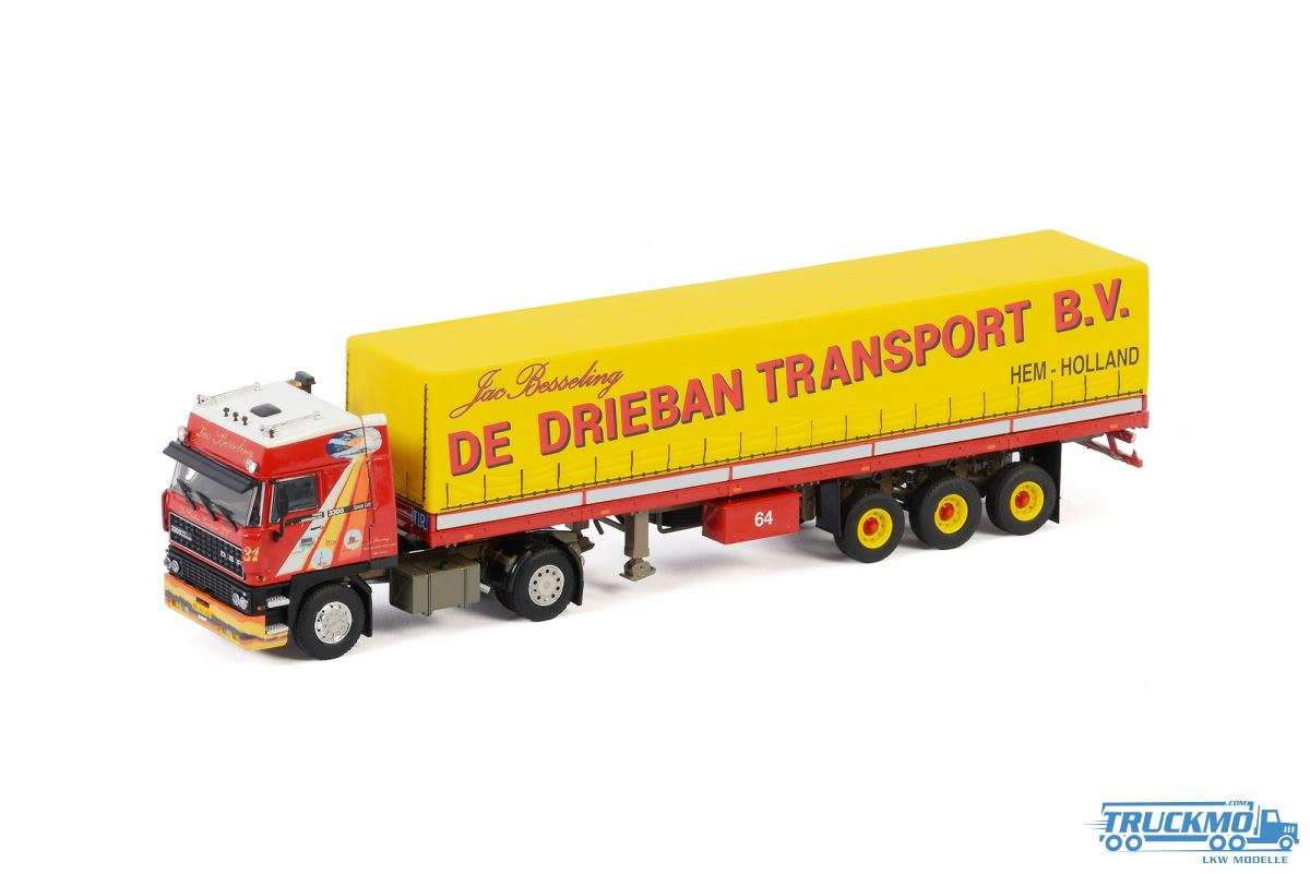 WSI De Drieban Transport DAF 3300 Space Cab Curtainside Trailer 01-3069