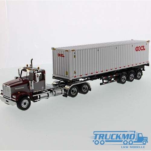 Diecast Masters Western Star 4900 SF 40´Sleeper Tandem Tractor 40´Container 71064