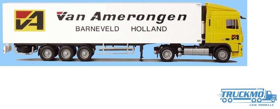 AWM Van Amerongen DAF XF 95 Space Cab reefer trailer 53052