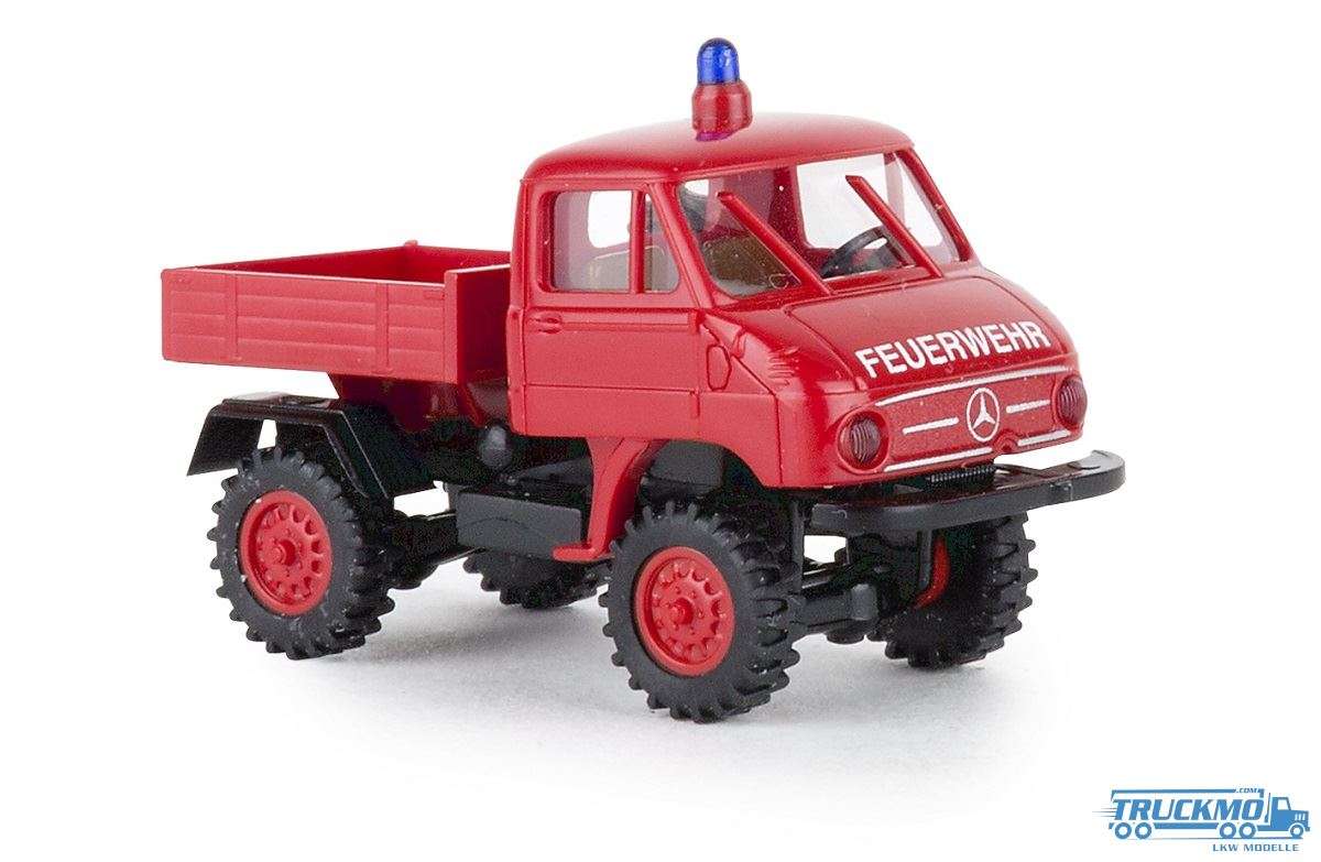 Brekina Feuerwehr Unimog 411 Pritsche 39032