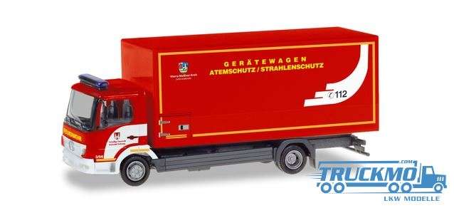 Herpa fire department Eschwege / respiratory protection Mercedes-Benz Atego box truck 094580