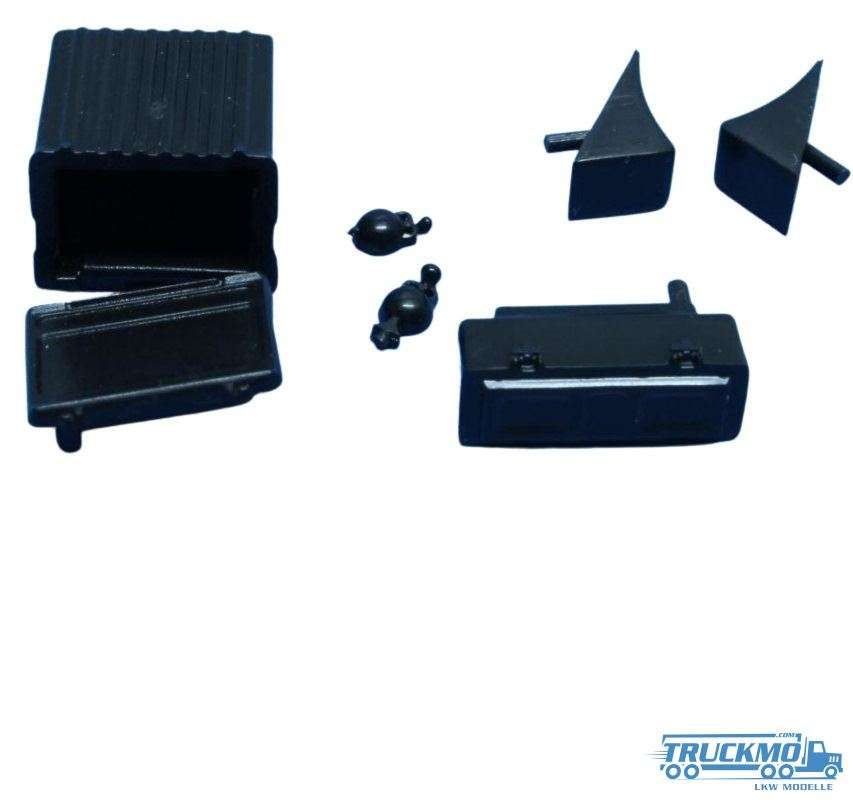 Tekno Parts storage boxes wheel chocks accessories set 501-534 79107