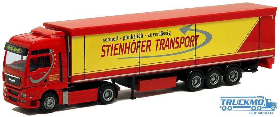 AWM Stienhöfer MAN TGX XXL walking floor trailer 74195