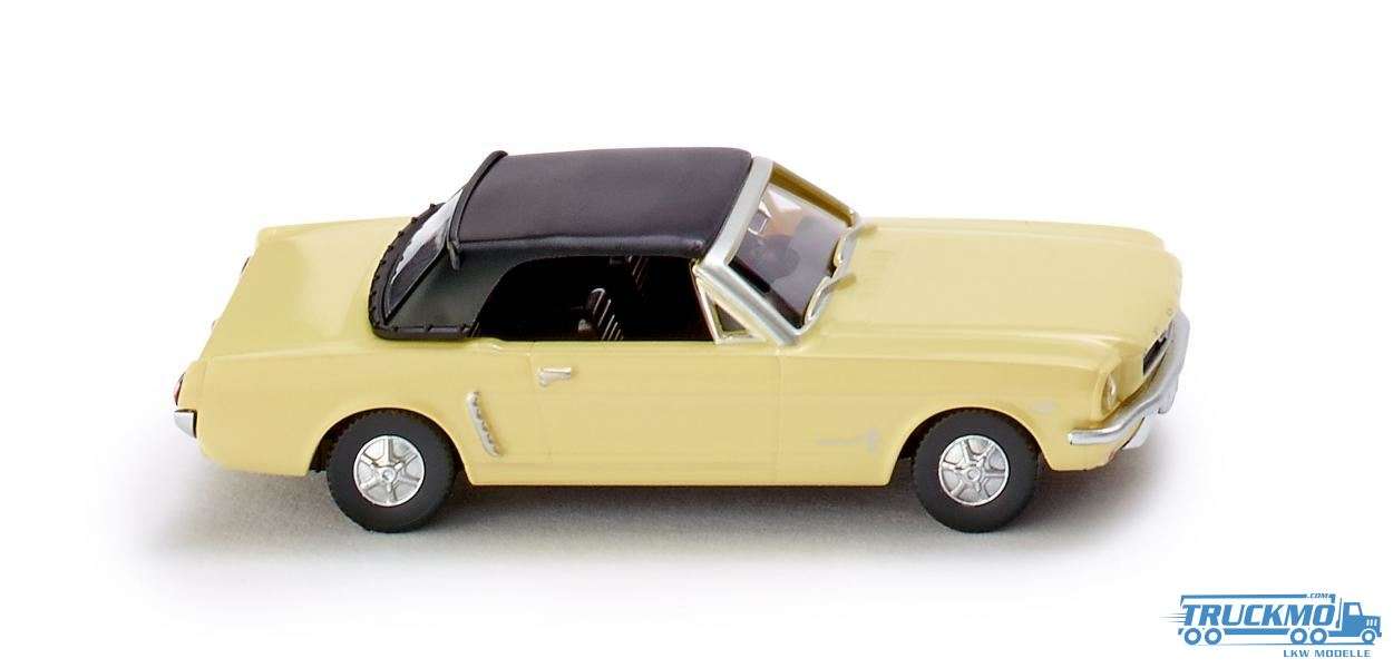 Wiking Ford Mustang Cabrio closed sunlight yellow 020599