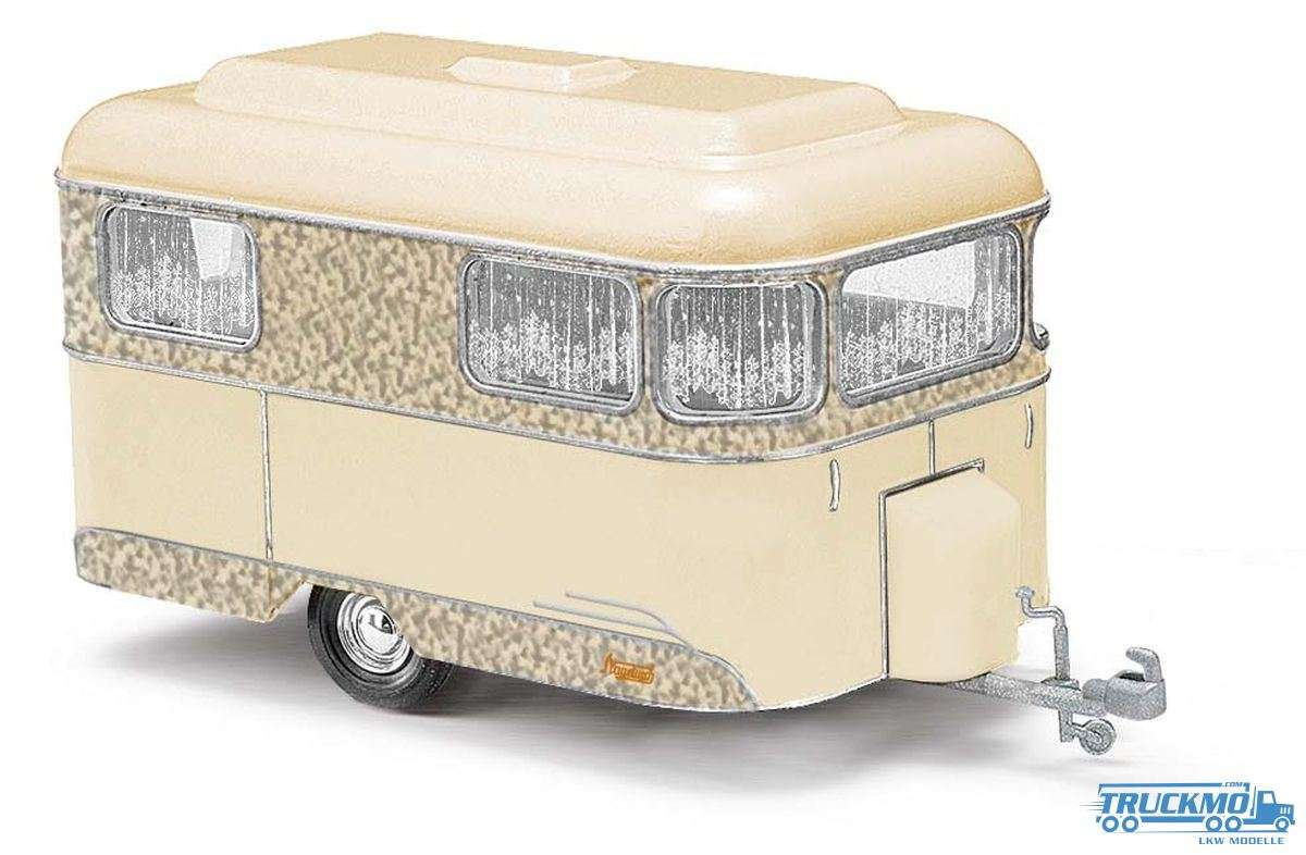 Busch Nagetusch caravan beige silver 51703