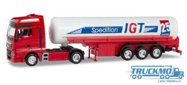 Herpa IGT MAN TGX XXL Euro 6c gas tank truck 938167