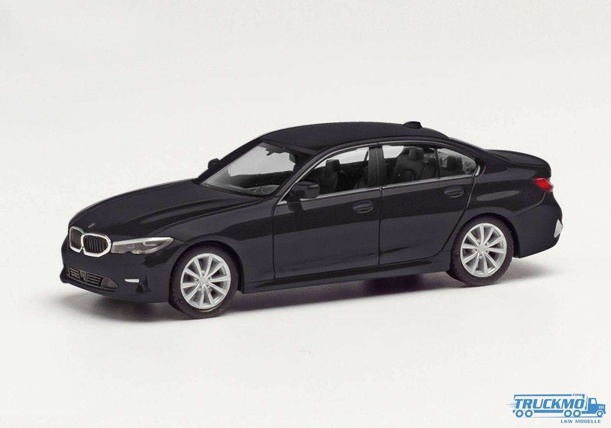 Herpa BMW 3er Limousine metallic schwarz 430791-003