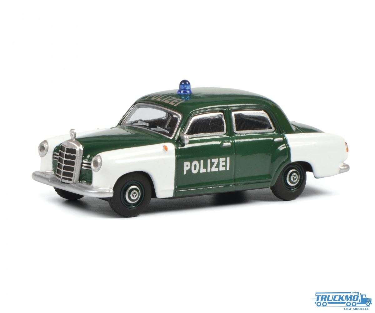 Schuco car model police Mercedes Benz 180 D 452022300