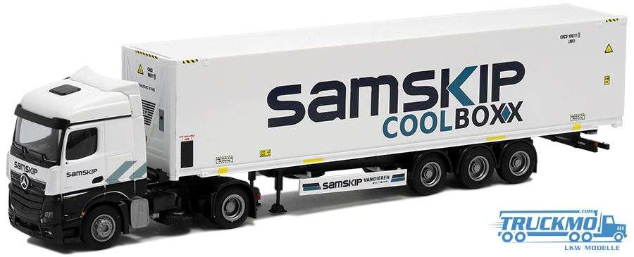 AWM Samskip Mercedes Benz Actros Streamspace 45ft reefer container 75126