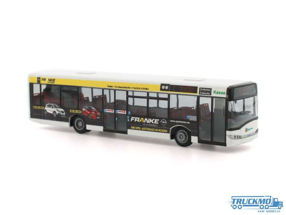 Rietze Stadtbus Weiden Opel Franke Solaris Urbino 12 65963