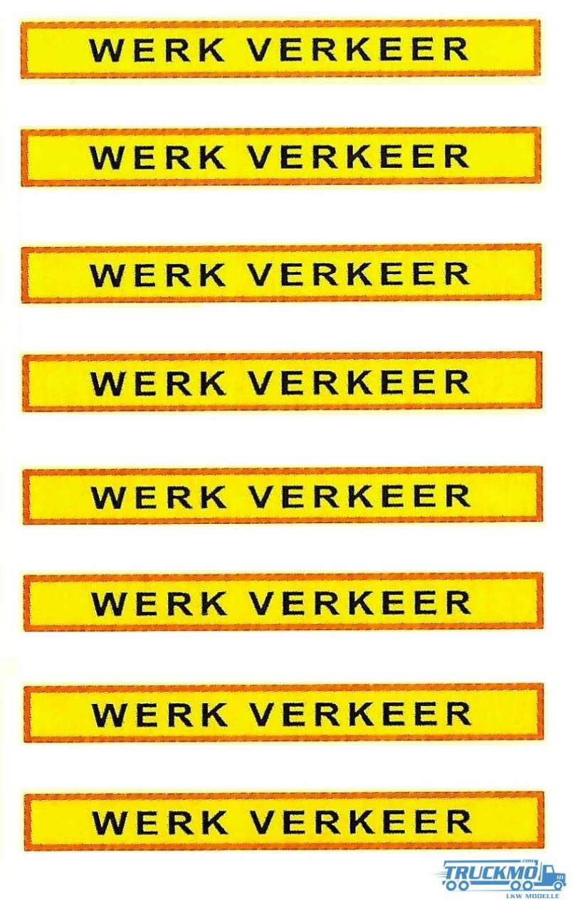 Tekno Decals Werksverkehr Warnschilder 020-074 80485