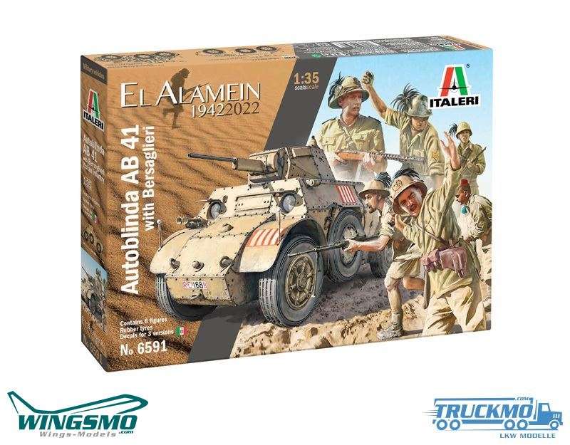Italeri El Alamein Autoblinda AB41 Bersaglieri 6591