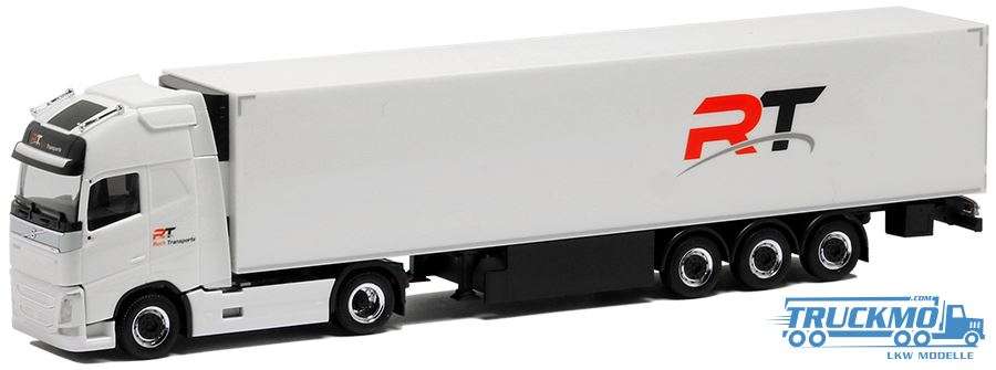 Herpa Ruch Transporte Volvo FH Globetrotter XL 2013 Medi Euro refrigerated box trailer 5118