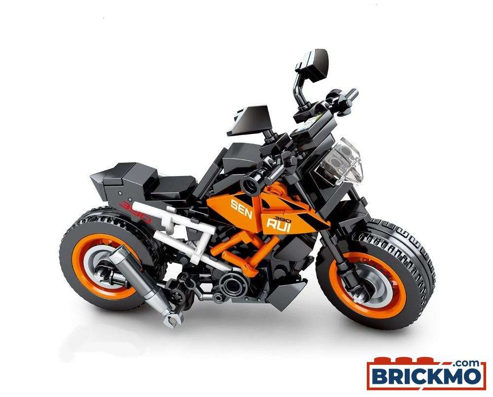 Sembo 701124 Motorrad schwarz orange 701124