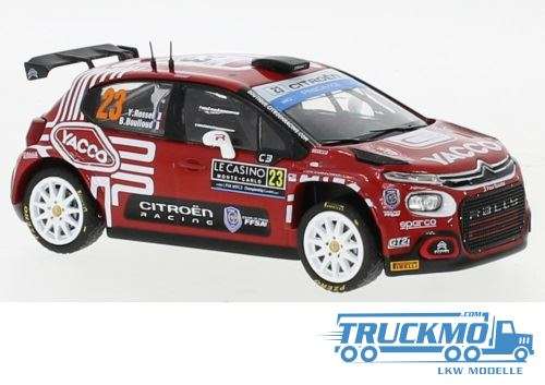 IXO Models Rally Monte Carlo Citroen C3 Rally2 2022 No.23 Y. Rossel B. Boulloud IXORAM843