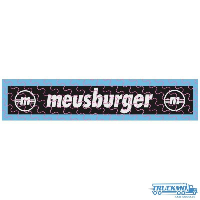 TRUCKMO Decal Meusburger Spritzschutzlappen 3 Lappenmaterial Polystyrol 12D-0368