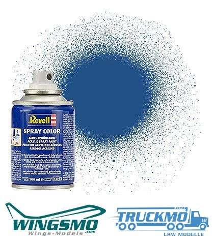 Revell model paint spray color blue matt 100ml 34156
