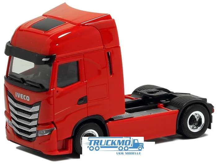 Herpa Iveco S-Way 2 achs rot 600561