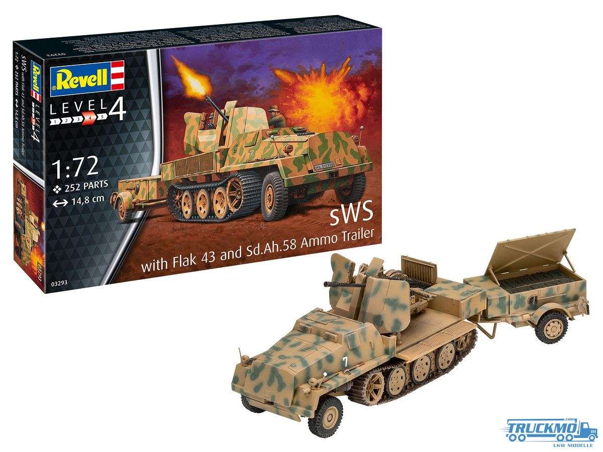 Revell SWS with Flak 43 and Sd.Ah58 Ammo Trailer 03293