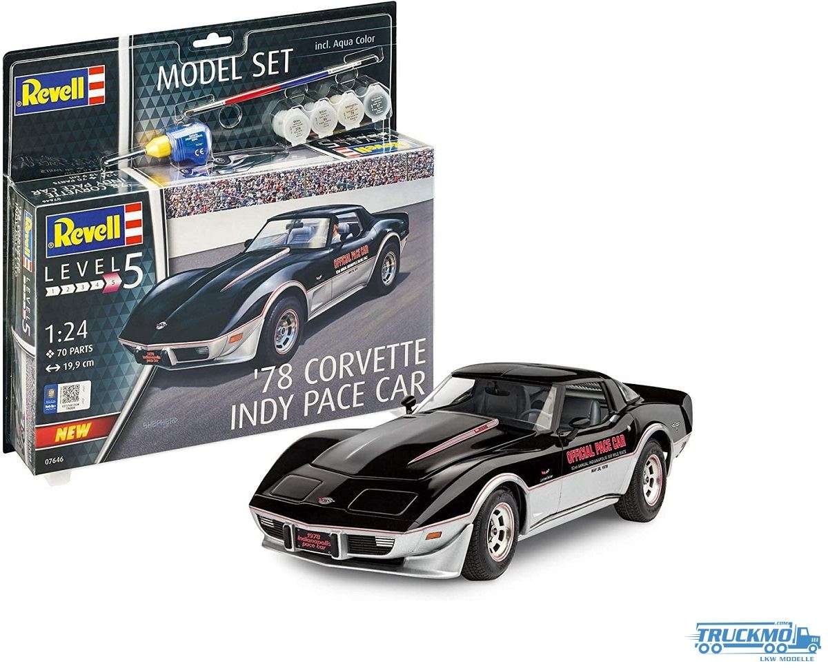 Revell Model Sets Corvette Indy Pace Car 78 1:24 67646
