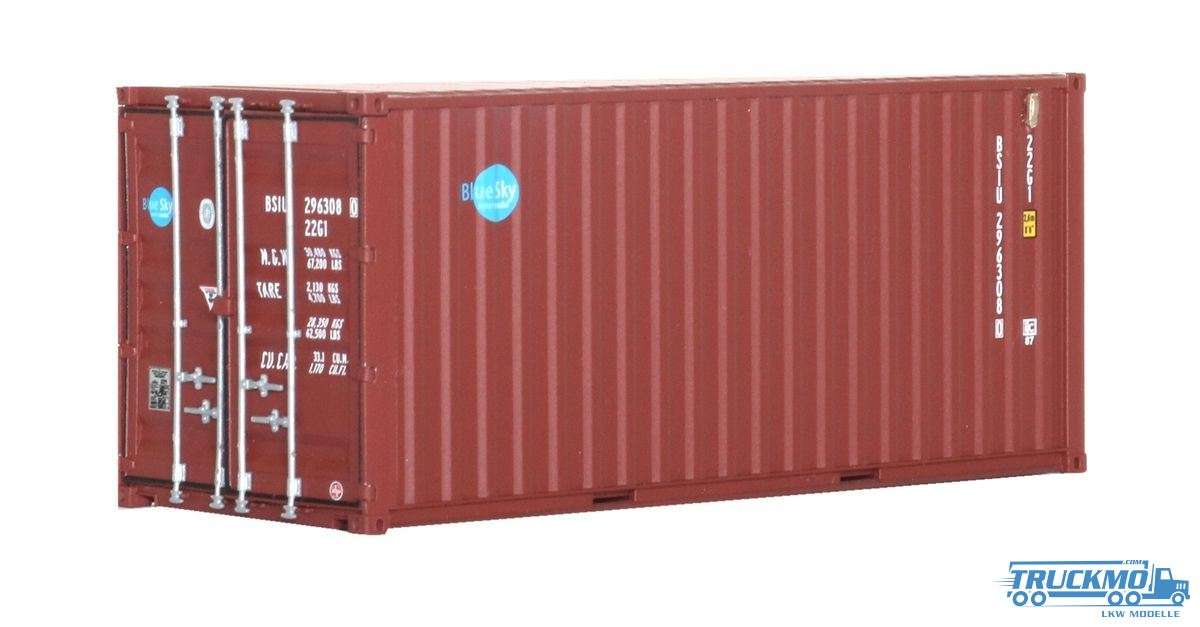PT Trains Blue Sky 20ft Container BSIU2963080 820002