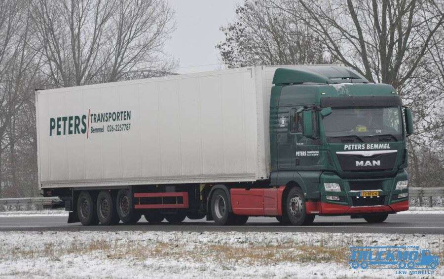 WSI Peters Transporten MAN TGX XLX Euro 6 4x2 Box Semitrailer 3axle 01-4138